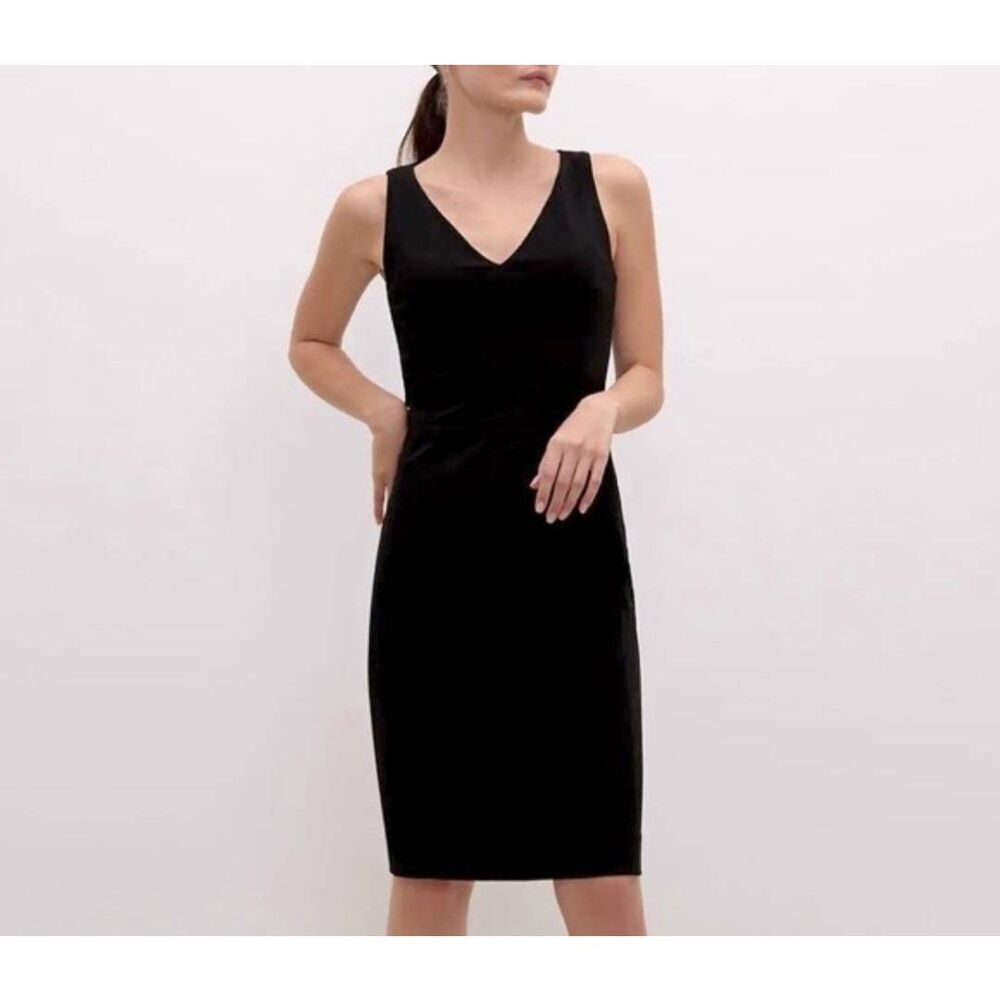 M.M. Lafleur The Rachel black stealth dress sz 10